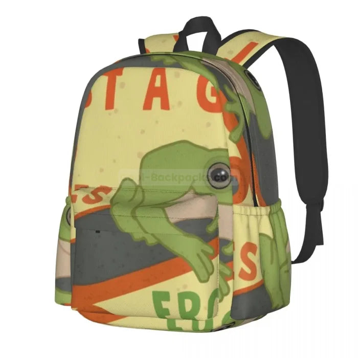 Frog Mushroom Backpack - Color 4 / 20 inches