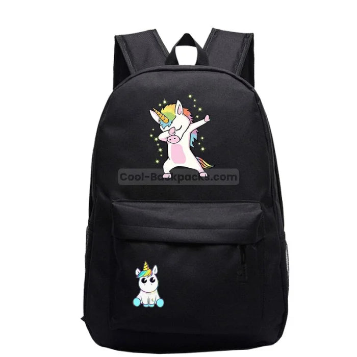 Galaxy Dabbing Unicorn Backpack - 1