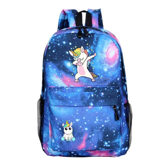 Galaxy Dabbing Unicorn Backpack - 4