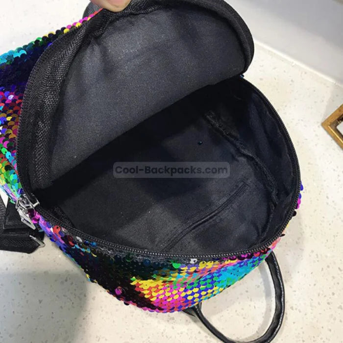 Gold Sequin Unicorn Backpack