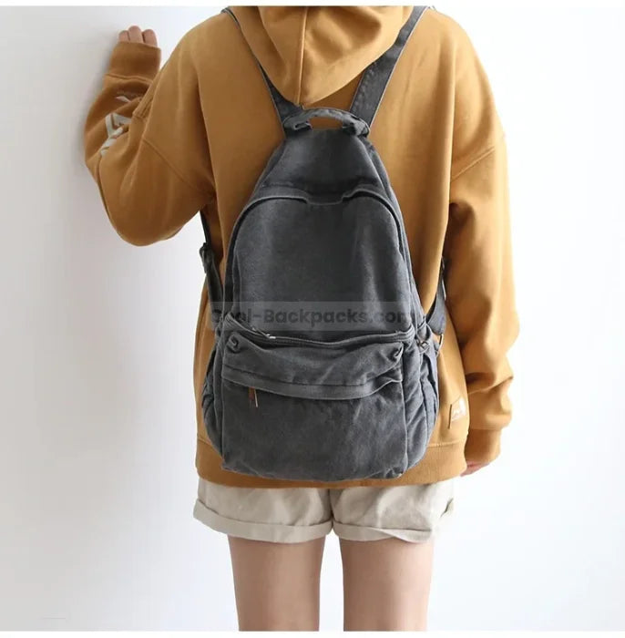 Gray middle school backpack - Gray