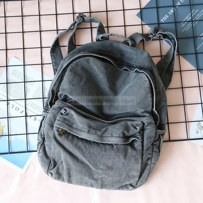 Gray middle school backpack - Gray