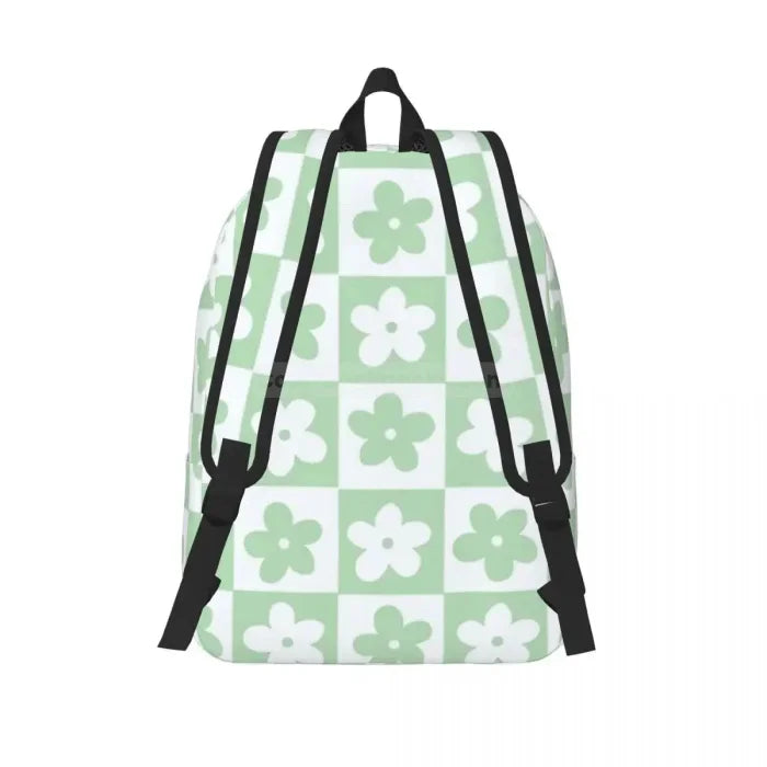 Green Flower Backpack