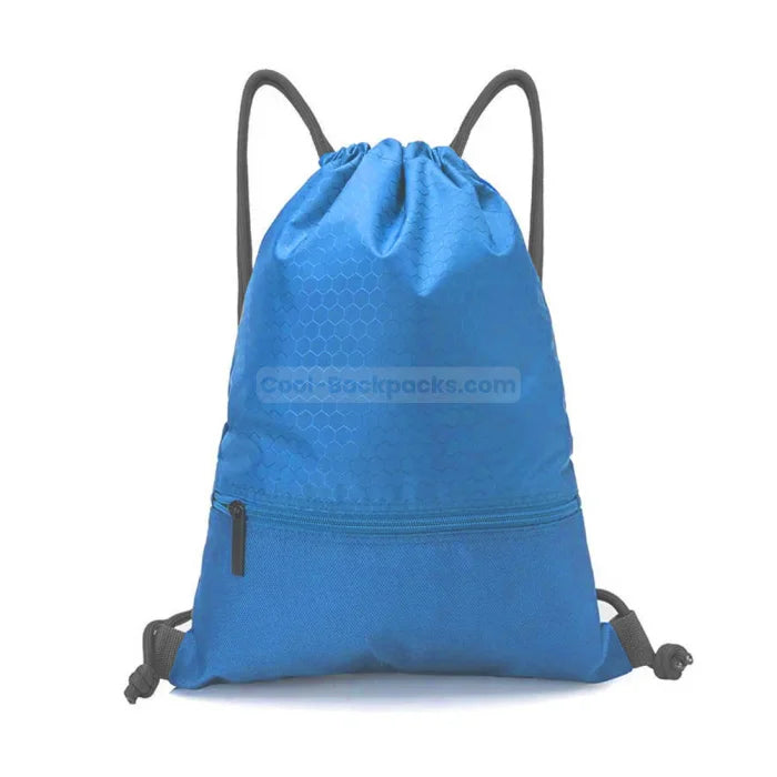 Gym Drawstring Backpack - Light Blue