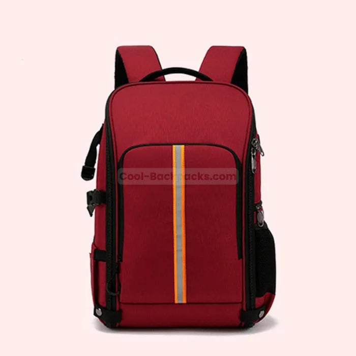 High End Camera Backpack - Red