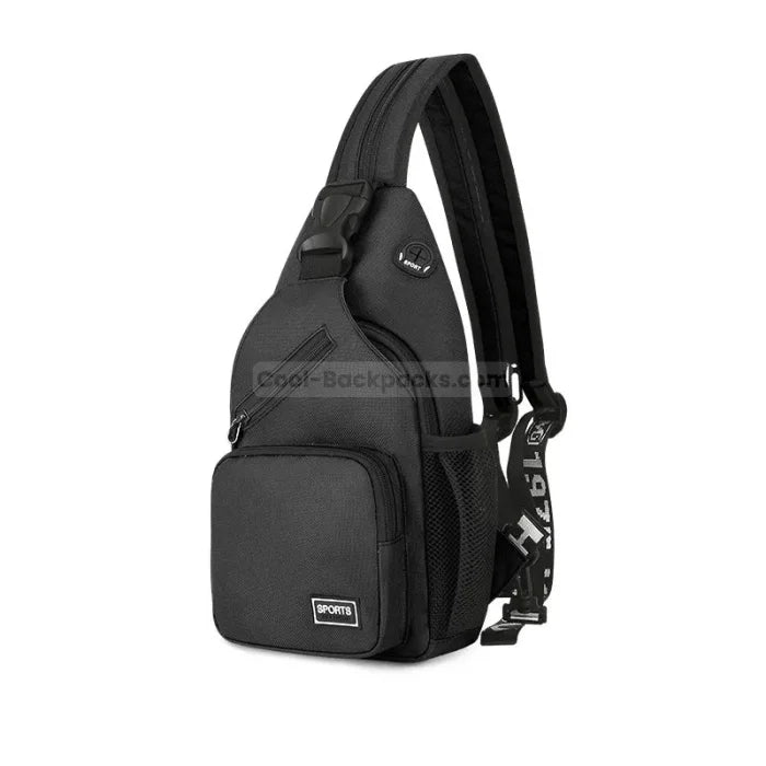 Hiking Sling Backpack - Black