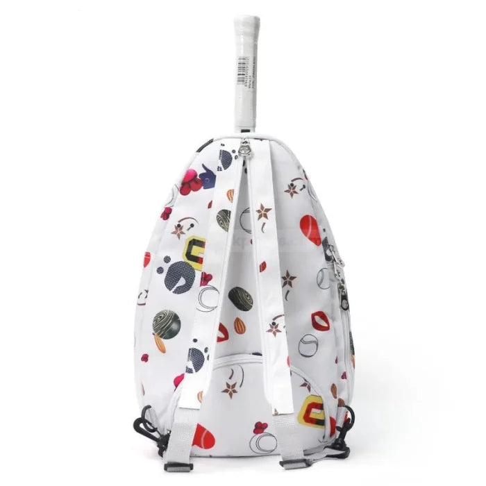 Kids Tennis Backpack - White