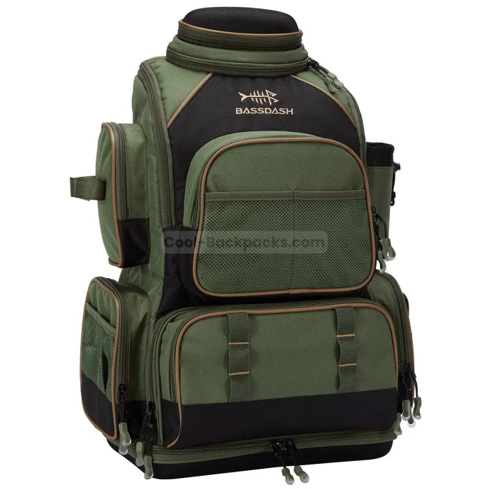 Large Fishing Backpack - Green