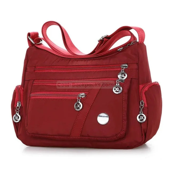 Large Messenger Bag - Red