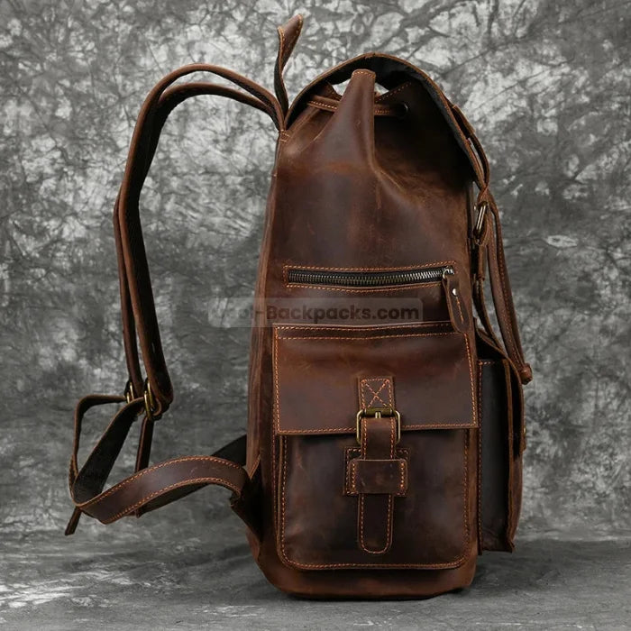 Leather Tactical Backpack