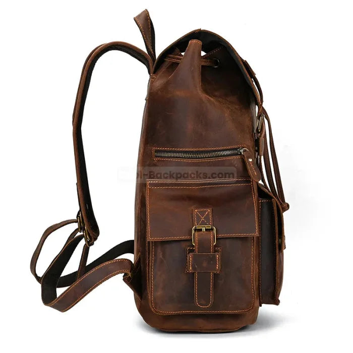 Leather Tactical Backpack