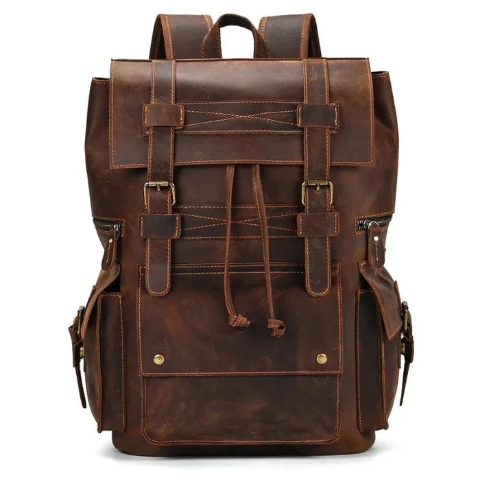 Leather Tactical Backpack