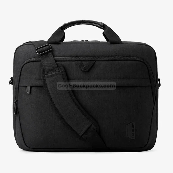 Lockable Messenger Bag - Black