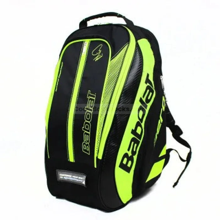 Luxury Tennis Backpack - Black green