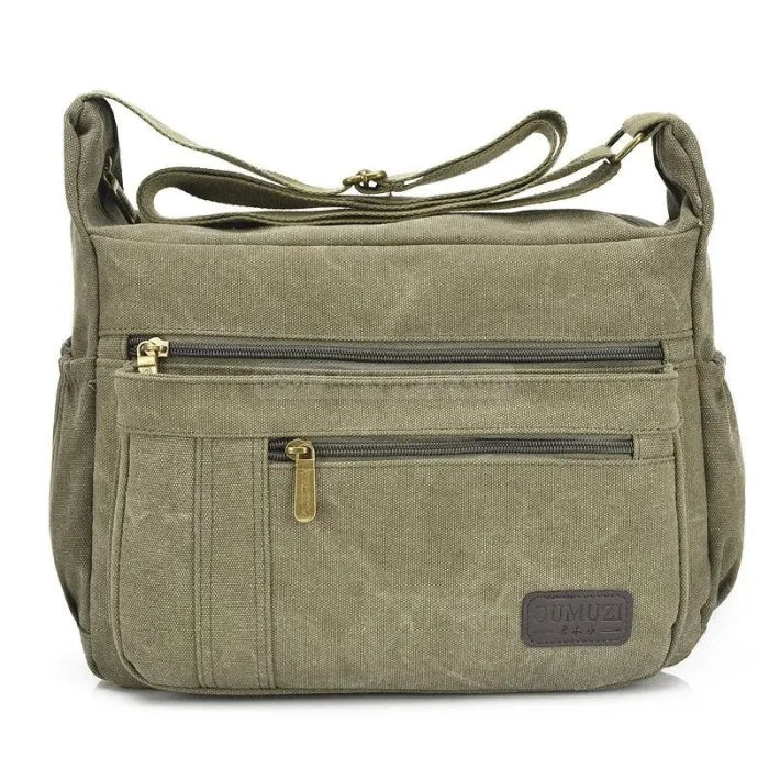 Medium Messenger Bag - Army Green