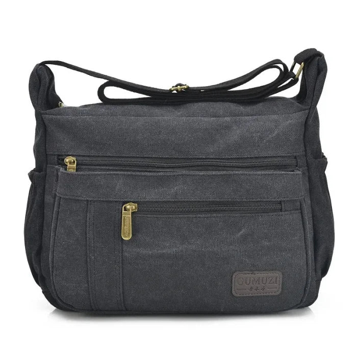 Medium Messenger Bag - Black