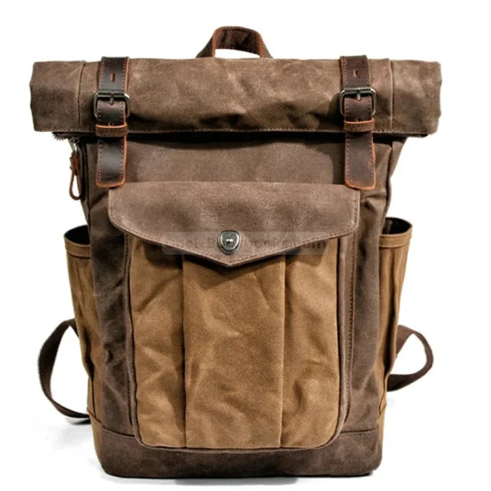 Men Small Rucksack - Brown