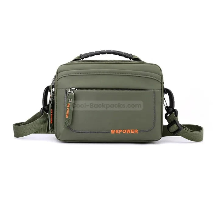 Men’s Casual Messenger Bag - Army Green