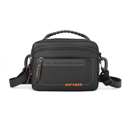 Men’s Casual Messenger Bag - Black