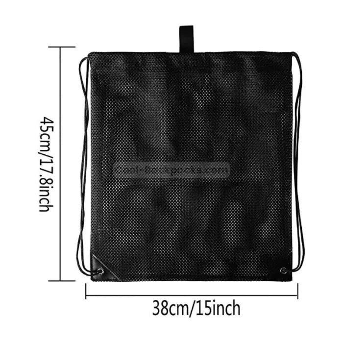 Mesh Drawstring Backpack