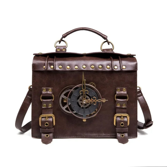 Messenger Bag Steampunk - 028Coffee