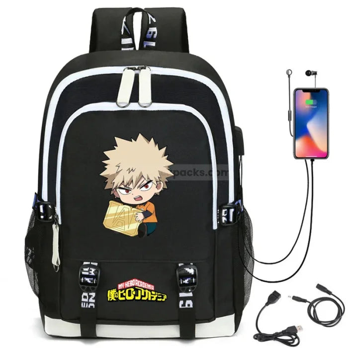 MHA Backpack - Black / 2