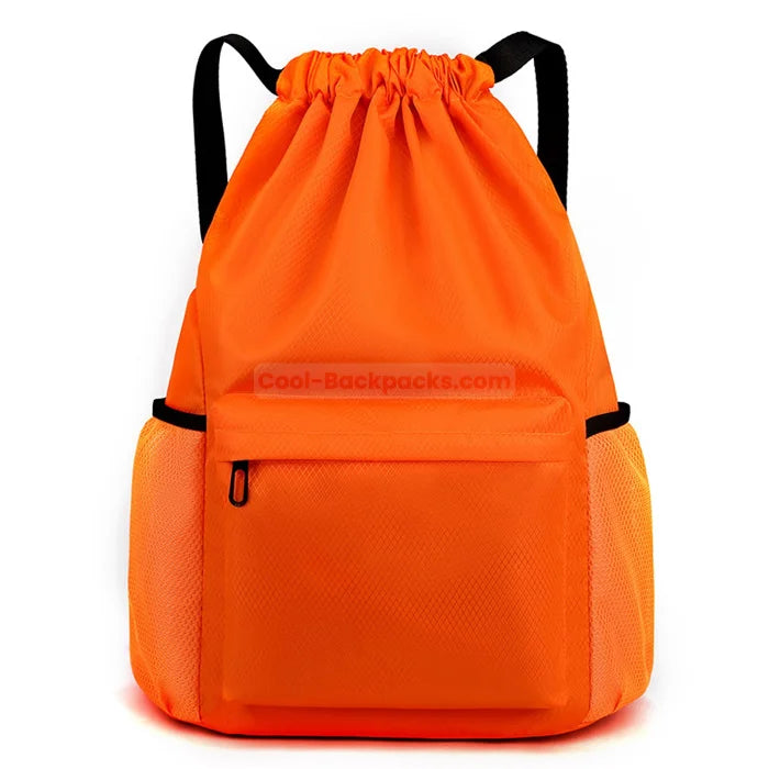 Mini Drawstring Backpack - Orange