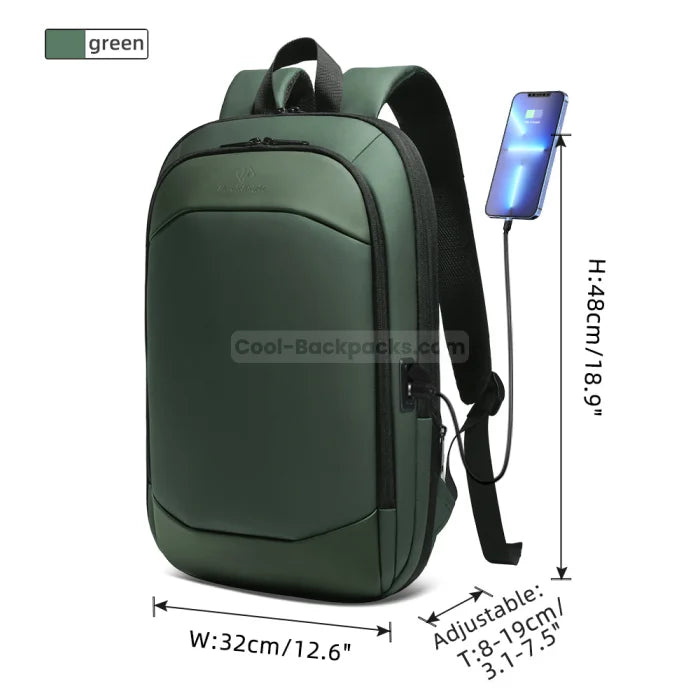 Modern Work Backpack - Green