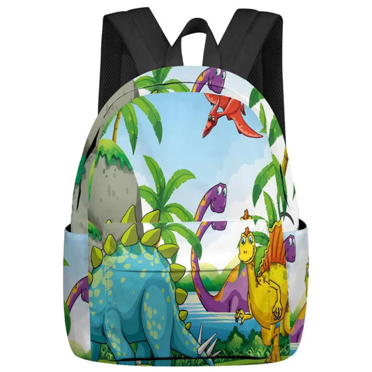 Monogram Dinosaur Backpack - 40x30x17CM