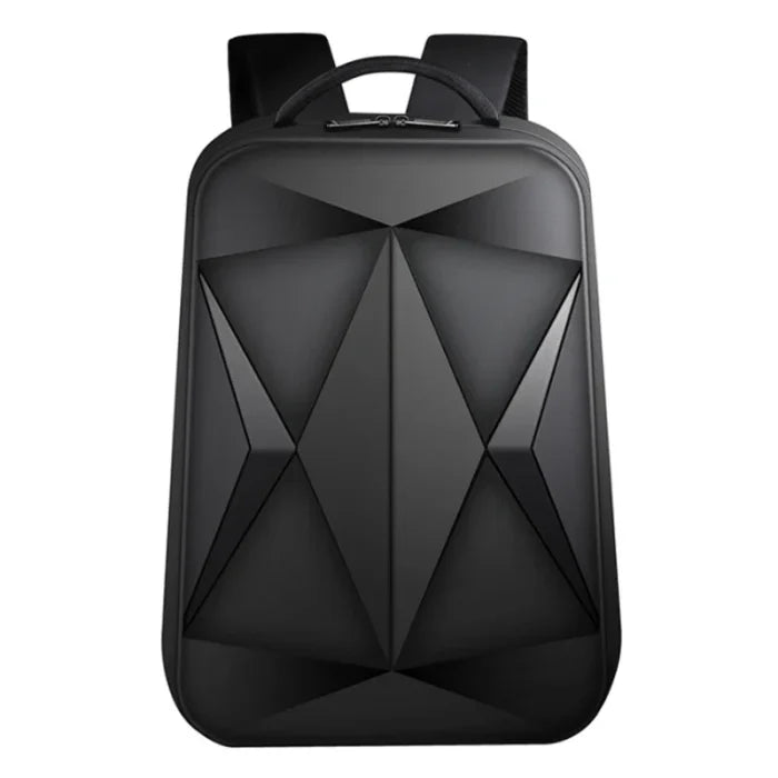 Motorcycle Laptop Backpack - Black