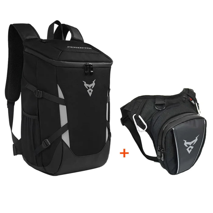 Motorcycle Riding Backpack - Gray