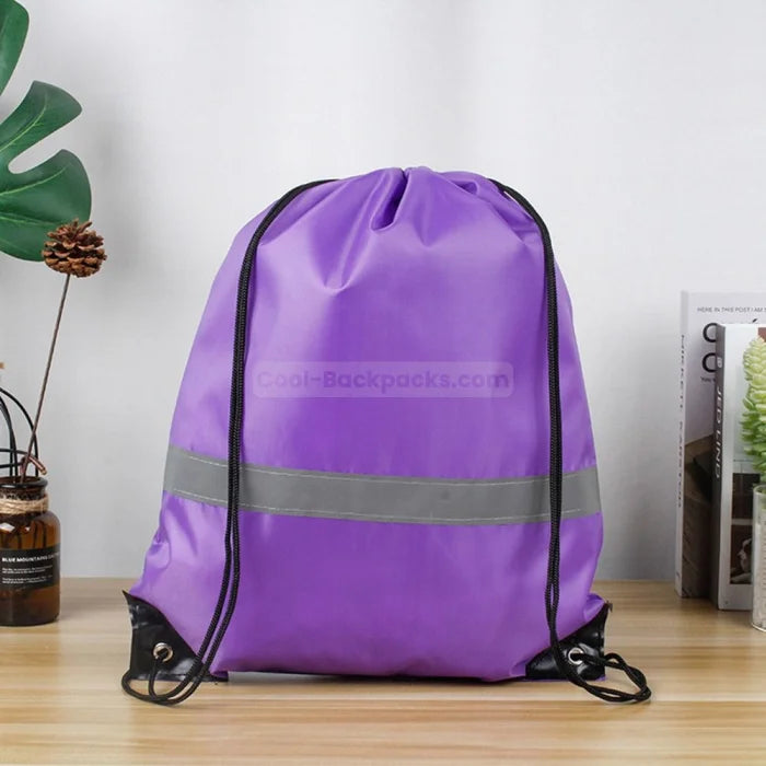 Nylon Drawstring Backpack