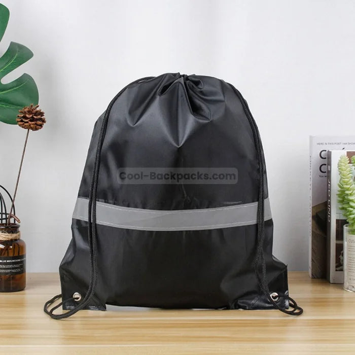 Nylon Drawstring Backpack