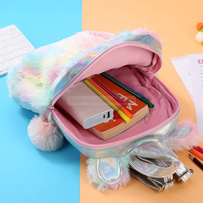 Pastel Rainbow Unicorn Backpack