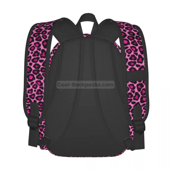 Pink Animal Print Backpack