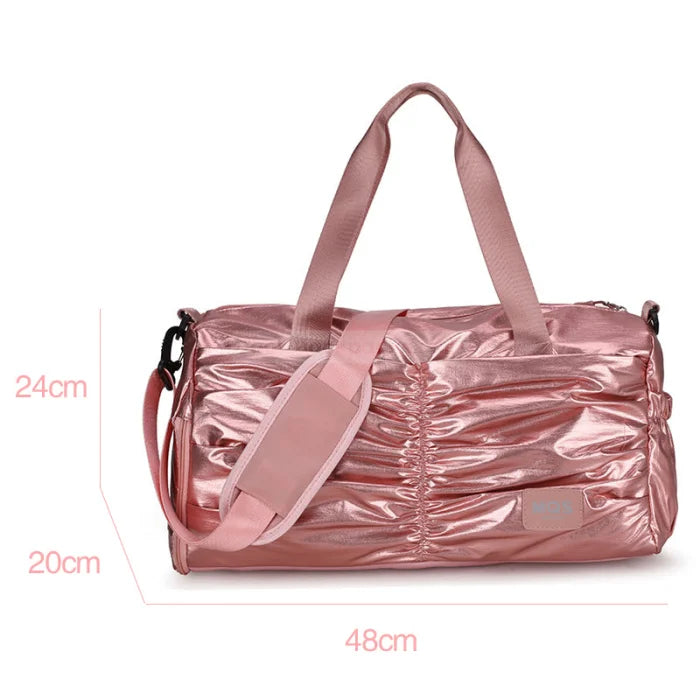 Pink Duffel Bag - pink