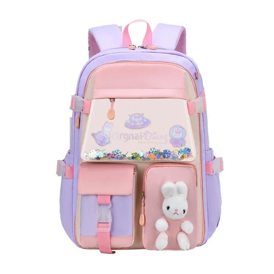 Purple Bunny Backpack - L