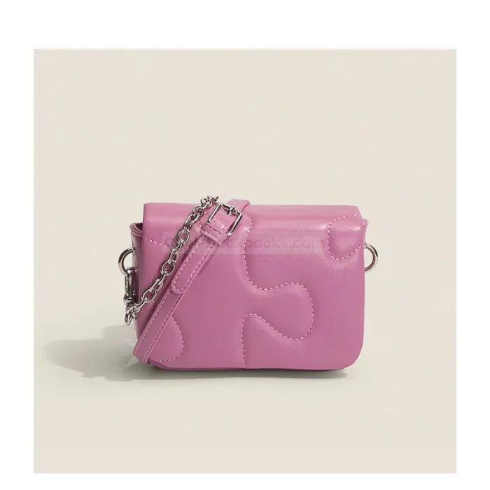 Puzzle Messenger Bag - Pink