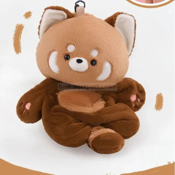 Red Panda Plush Backpack