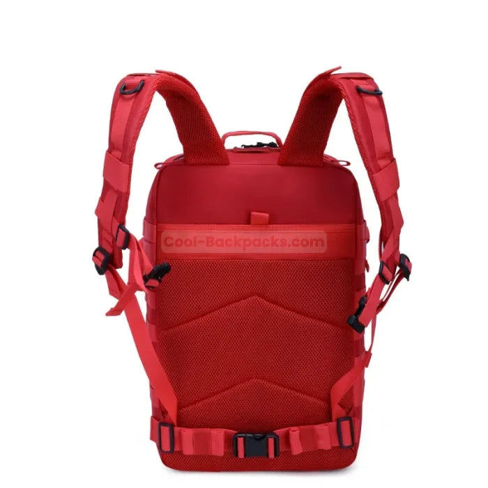 Red Tactical Backpack