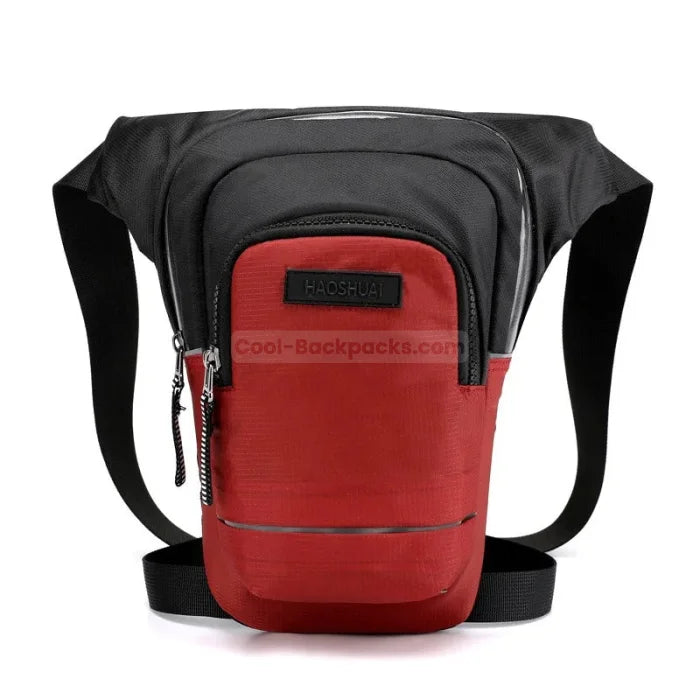 Reflective Messenger Bag - Red