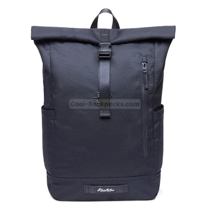 Roll Up Backpack - Black