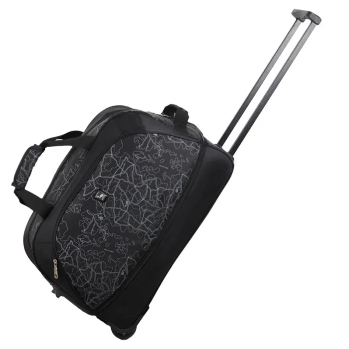 Rolling Duffel Bag - Black