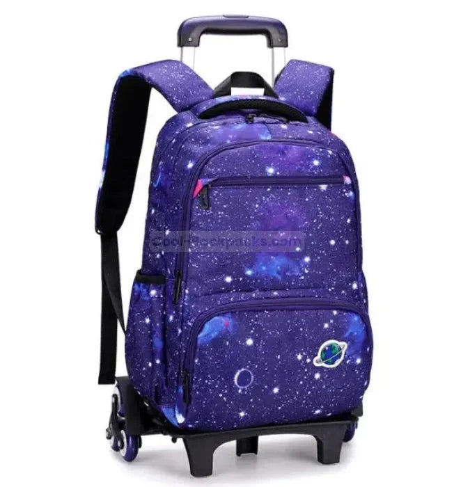 Rolling Galaxy Backpack - Blue