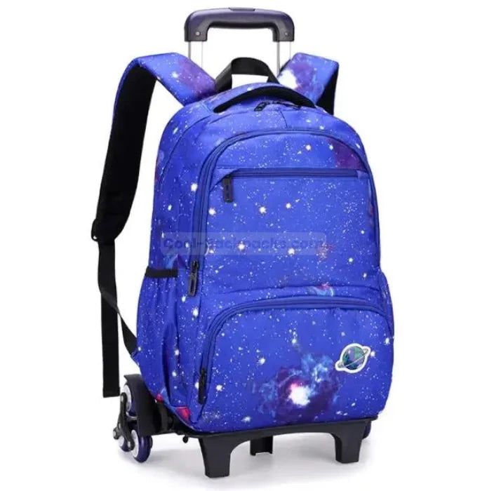 Rolling Galaxy Backpack - Sky Blue