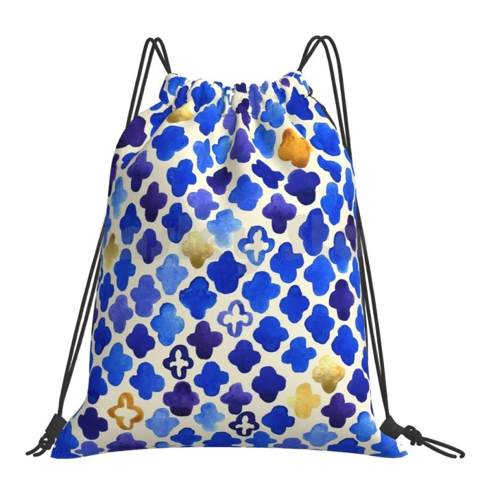 Royal Blue Drawstring Backpack