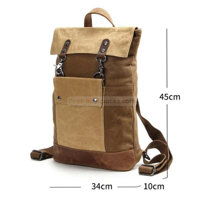 Small Canvas Backpack