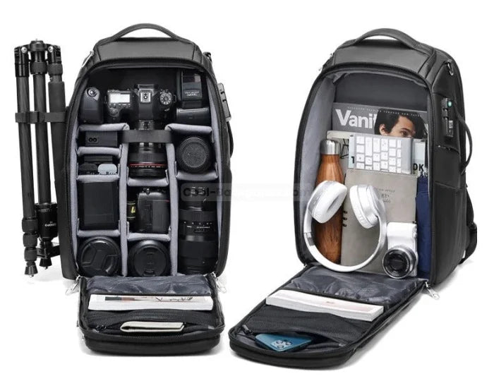 Sport Camera Backpack - Black