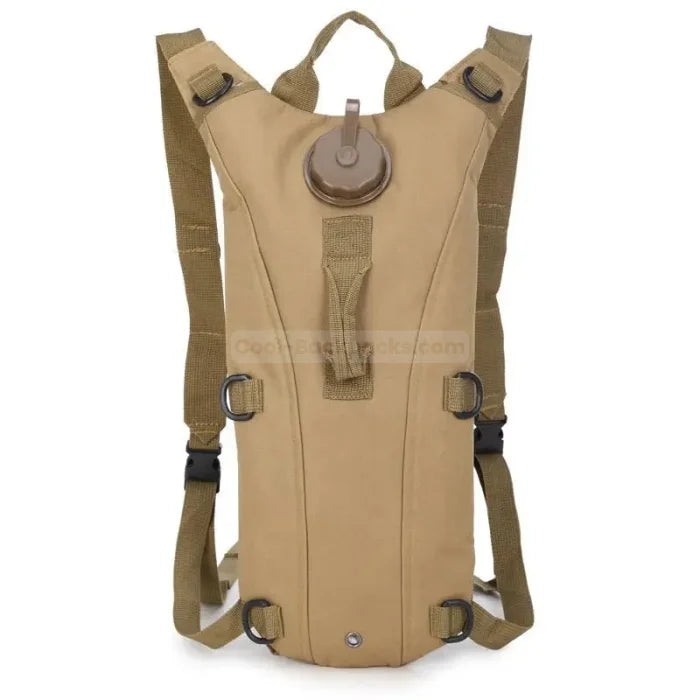 Tactical Hydration Backpack - Brown