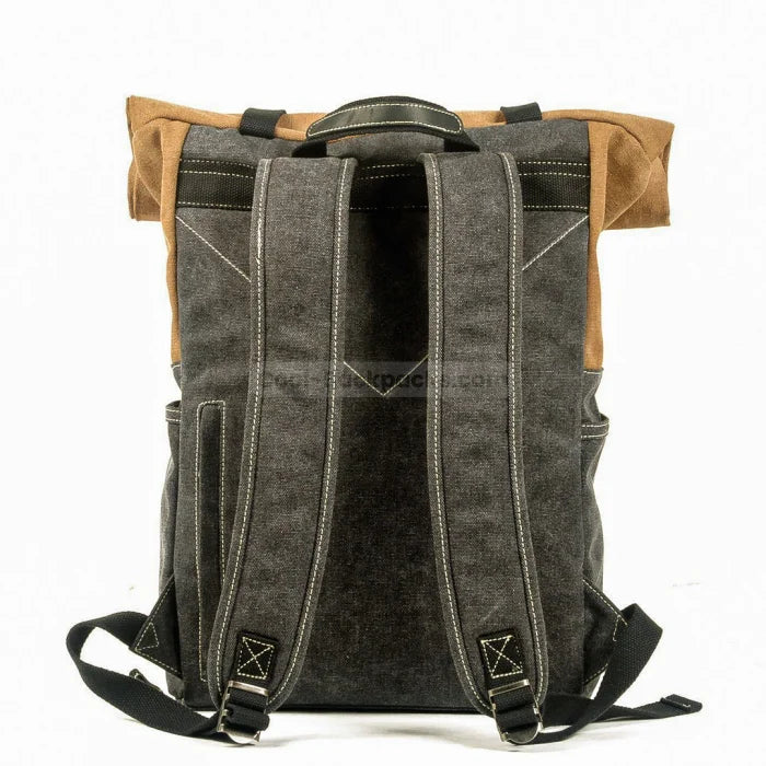 Tan Canvas Backpack